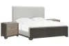 Pulaski Furniture P402-BR-K3-KIT2 Pulaski Furniture P402-BR-K3-KIT2 Anderson Park - King Upholstered Panel Bed With 2 Nightstands - Moose Trail / Frontier Brown