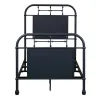 Liberty Furniture 179-BR11HFR-N Vintage Series - Twin Metal Bed - Navy