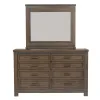 Liberty Furniture 759-BR-KBBDM Liberty Furniture 759-BR-KBBDM Thornwood Hills - 3 Piece Bedroom Set (King Bookcase Bed, Dresser & Mirror) - Rock Beaten Brown