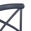 Liberty Furniture 179-B300524-N Vintage Series - X Back Counter Chair - Navy
