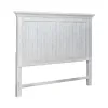 Liberty Furniture 237-BR13 River Place - Queen Mansion Headboard - Riverstone White & Tobacco