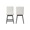 New Classic D4125-28-WHT New Classic D4125-28-WHT High Line - Swivel Counter Chair (Set of 2) - White