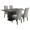 CoasterEveryday 102061-S5 Stanton - 5 Piece Rectangular Dining Table Set - Gray
