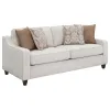 CoasterElevations 552061-S3 Christine - 3 Piece Upholstered Sloped Arm Sofa Set - Beige