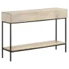 CoasterEssence 959541 Rubeus - 2-Drawer Wood Entryway Console Table - White Washed