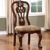 Furniture of America CM3212T-TABLE Elana - Dining Table With Butterfly Leaf - Brown Cherry