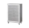Furniture of America CM7977SV-C Brachium - Chest - Silver