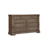 Samuel Lawrence Furniture S958-010 Lawson's Creek - 9-Drawer Dresser - Dark Brown