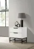 Coaster Fine Furniture 224862 Sonora - 2-Drawer Nightstand Bedside Table - White