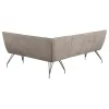 Coaster Fine Furniture 108496 Dodson - Fabric Upholstered L-Shaped Nook Dining Bench - Taupe