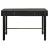 Coaster Fine Furniture 224337-SET Arini - 2 Piece Makeup Vanity Table And Mirror Set - Black