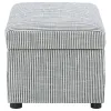 Coaster Fine Furniture 904138 Winter - Upholstered Hydraulic Lift Top Storage Ottoman - Gray