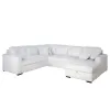 New Classic 23-U1899-3NS Bliss - Sectional Sleeper - Mist Gray
