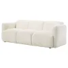 Coaster Fine Furniture 509811 Dorset - Fabric Upholstered Round Track Arm Sofa - White
