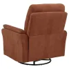 Coaster Fine Furniture 610433P Adler - Upholstered Power Swivel Glider Recliner - Rust