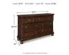 Ashley Furniture B697-31 Porter - Dresser - Rustic Brown
