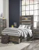 Ashley Furniture B211-53 Ashley Furniture B211-53 Drystan - Twin Panel Headboard - Brown / Beige