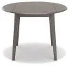 Ashley Furniture D194-15 Shullden - Round Drm Drop Leaf Table - Gray