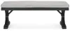 Ashley Furniture P792-600 Beachcroft - Bench With Cushion - Black / Light Gray