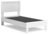 Ashley Furniture EB1810B1 Hallityn - Twin Panel Platform Bed - White