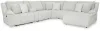 Ashley Furniture 92706S1 Ashley Furniture 92706S1 Top Tier - 6-Piece Reclining Sectional With Raf Chaise - Alloy