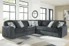 Ashley Furniture 98105S27 Ashley Furniture 98105S27 Midnight-Madness - 5-Piece Sectional - Gunmetal