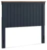 Ashley Furniture B414-87 Ashley Furniture B414-87 Landocken - Full Panel Headboard - Brown / Blue