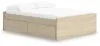 Ashley Furniture EB9632B14 Ashley Furniture EB9632B14 Onita - Full Platform Bed With 2 Side Storage - Natural