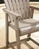 Ashley Furniture PCP228-124 Seacliff Beach - Barstool (Set of 2) - Medium Brown