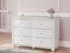 Ashley Furniture PCB1819-21 Kozlani - Six Drawer Dresser - White