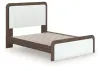 Ashley Furniture PCB1108B7 Ashley Furniture PCB1108B7 Kendanport - Queen Upholstered Bed - White / Brown