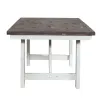 Liberty Furniture 139WH-T4078 Farmhouse - Fixed Top Trestle Table - Two Tone White / Wood Tone