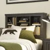 Liberty Furniture 759-BR17B Liberty Furniture 759-BR17B Thornwood Hills - Full Bookcase Headboard - Rock Beaten Brown