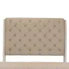 Liberty Furniture 520-BR22HU Liberty Furniture 520-BR22HU Abbey Park - King Upholstered Sleigh Headboard - Antique White
