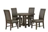 New Classic D4212-11 Cityscape - Round Dining Table - Dark Brown