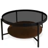 Riverside Furniture 42202 Felix - Round Cocktail Table - Black