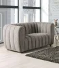 Furniture of America FM61002GY-LV Aversa - Loveseat - Charcoal Gray