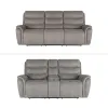 New Classic 22-U092-2FR New Classic 22-U092-2FR Kamari - P2 2 Piece Power Headrest & Footrest Sofa & Loveseat - Gray