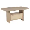 Coaster Fine Furniture 109388 Kailani - Cane Counter Height Storage Dining Table - Beige Oak