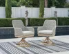 Ashley Furniture P798-602A Seton Creek - Swivel Chair With Cushion (Set of 2) - Gray