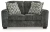 Ashley Furniture 5050435 Lonoke - Loveseat - Gunmetal