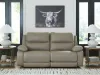 Ashley Furniture PC99201S21 Narwhal Place - 2-Piece Power Reclining Loveseat - Pebble