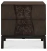 Pulaski Furniture P419-BR-K3-KIT1 Pulaski Furniture P419-BR-K3-KIT1 Modern Mosaic - King Panel Bed With Nightstand - Brown