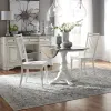 Liberty Furniture 244-CD-O3DLS Liberty Furniture 244-CD-O3DLS Magnolia Manor - 3 Piece Drop Leaf Table Set - Antique White