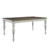 Liberty Furniture 244-DR-5RLS Magnolia Manor - 5 Piece Rectangular Table Set - Antique White