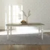 Liberty Furniture 661W-T4074 Whitney - Rectangular Leg Table - Antique Linen / Weathered Gray