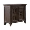 Liberty Furniture 297-BR63 Paradise Valley - 2 Door Bedside Chest With Charging Station - Saddle Brown