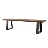 CoasterElevations 110183 Ditman - Live Edge Wood Dining Bench - Gray Sheesham