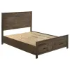 CoasterEveryday 222631Q Woodmont - Wood Queen Storage Panel Bed - Rustic Golden Brown