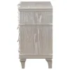 CoasterElevations 223392 Evangeline - 3-Drawer Nightstand - Silver Oak